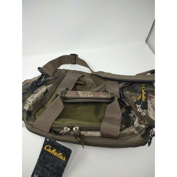 New CABELA'S Catch-All Gear Bag Camo Hunting Fishing Range Duffle Zip 600 D Poly - Picture 4 of 6
